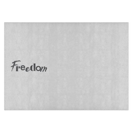 Planche À Découper Design moderne, simple, urbain, cool de la Liberté (Devant)