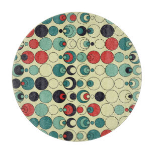 Planche À Découper Design motif Abstrait géométrique et transparent.