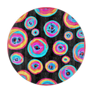 Planche À Découper Design Motif coloré