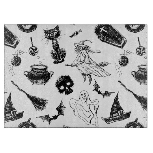 Planche À Découper Design motif d'Halloween (Devant)