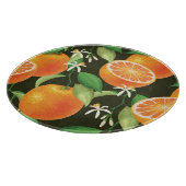 Planche À Découper Design Motif orange vibre (Coin)