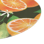 Planche À Découper Design Motif orange vibre (Coin)