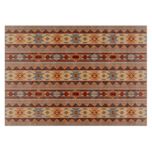 Planche À Découper Design Motif Sud-Ouest Tan (Devant)