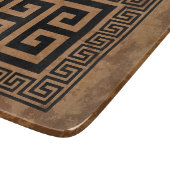 Planche À Découper Design noir Motif grec (Coin)