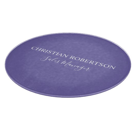 Planche À Découper Design professionnel chic Périwinkle couleur moder (Coin)