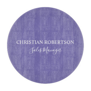 Planche À Découper Design professionnel chic Périwinkle couleur moder