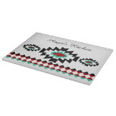 Planche À Découper Design tribal autochtone du sud-ouest aztèque pers (Coin)