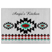 Planche À Découper Design tribal autochtone du sud-ouest aztèque pers (Devant)