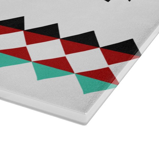 Planche À Découper Design tribal autochtone du sud-ouest aztèque pers (Coin)