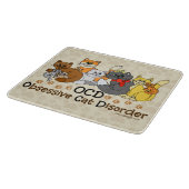 Planche À Découper Désordre obsédant de chat d'OCD (Coin)