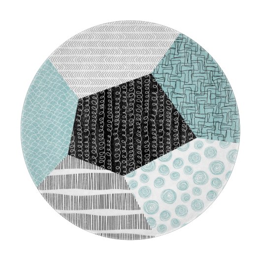 Planche À Découper Dessin Abstrait à main levée : Arrière - plan arti (Devant)