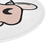 Planche À Découper dessin animé vache noir blanc rose baiser gris ani (Coin)