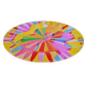 Planche À Découper dessin créatif Abstrait, arrière - plan coloré. (Coin)