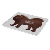 Planche À Découper dessin de Chien Tibétain Mastiff (Coin)