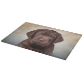 Planche À Découper Dessin de chiot Labrador (Coin)