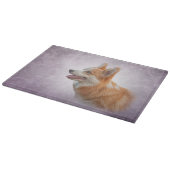 Planche À Découper Dessin de Corgi gallois (Coin)