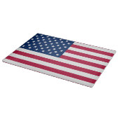 Planche À Découper Dessin de fierté de drapeau américain USA (Coin)