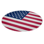 Planche À Découper Dessin de fierté du drapeau américain USA (Coin)