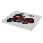 Planche À Découper Dessin de moto de tourisme (Coin)
