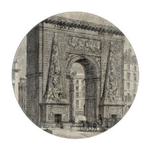 Planche À Découper Dessin du monument de la Porte Saint-Denis