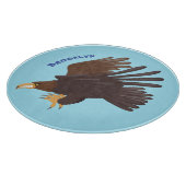 Planche À Découper dessin humoristique d'aigle royal (Coin)