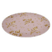 Planche À Découper Dessous de verre rond Royal Bloom (Coin)