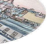 Planche À Découper Destinations | Aquarelle Tour Eiffel & Paris (Coin)