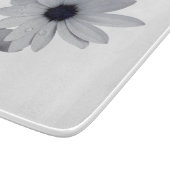 Planche À Découper deux fleurs blanches (Coin)