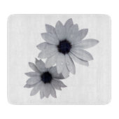 Planche À Découper deux fleurs blanches (Devant)