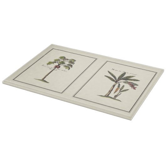 Planche À Découper Deux palmiers encadrés par miniature (Coin)