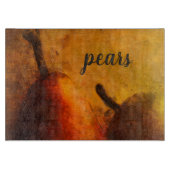 Planche À Découper Deux poires d'or (Devant)