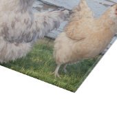 Planche à découper Deux Poules Style Maison de Fer (Coin)