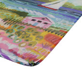 Planche À Découper Deux voiliers et un chalet (Coin)