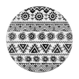 Planche À Découper Deuxième ethnie tribale, motif sans coutures.
