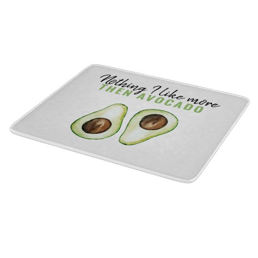 Planche À Découper Devis vert moderne Avocado pour cadeau Avocado Lov (Coin)