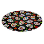 Planche À Découper Dia Los Muertos : motif crâne à sucre. (Coin)