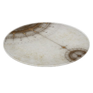 Planche À Découper Diagramme nautique antique, grunge