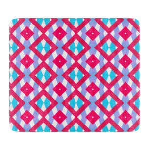 Planche À Découper diamant rose, violet, bleu