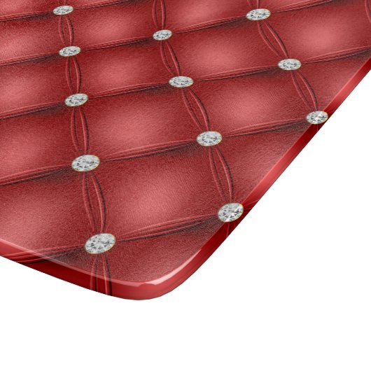 Planche À Découper Diamant rouge (Coin)