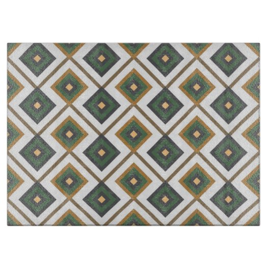 Planche À Découper Diamante en vert (Devant)