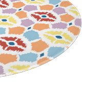 Planche À Découper Diamants colorés ikat géométrique (Coin)