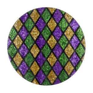 Planche À Découper Diamants de paillettes scintillants, arrière - pla
