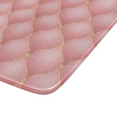 Planche À Découper Diamants d'or rose Tufted Commission de coupe (Coin)