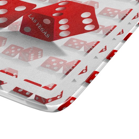 Planche À Découper Dice rouge de Las Vegas (Coin)