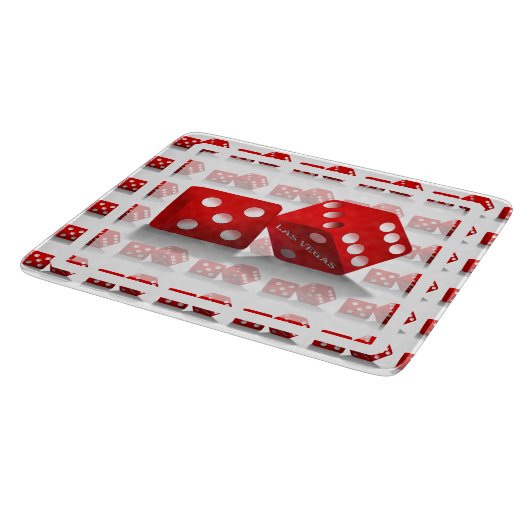 Planche À Découper Dice rouge de Las Vegas (Coin)