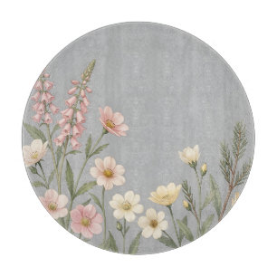 Planche À Découper Digitale rose pâle Botanique Fleur sauvage