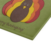 Planche À Découper Dinde de Thanksgiving (Coin)