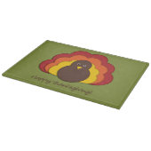 Planche À Découper Dinde de Thanksgiving (Coin)