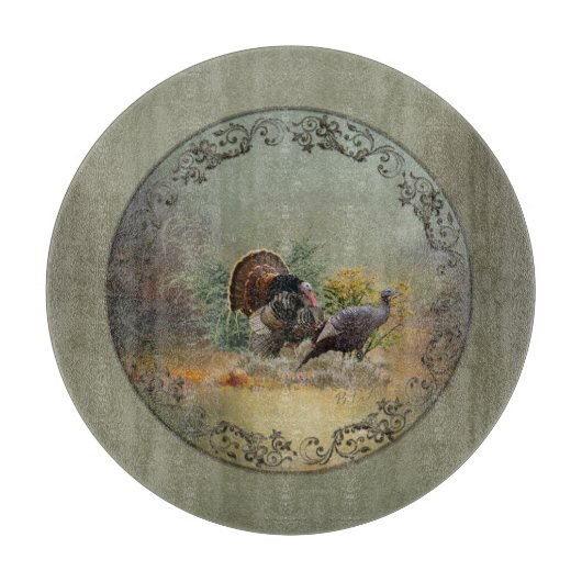 Planche À Découper Dinde sauvage (Devant)