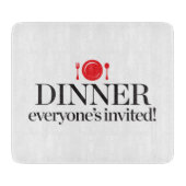 Planche À Découper Dîner chacun invité (Devant)